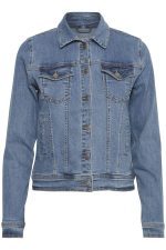 BYOUNG BYPULLY DENIM JACKET BLAUW