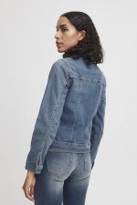 BYOUNG BYPULLY DENIM JACKET BLAUW