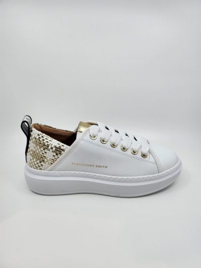 ALEXANDER SMITH WEMBLEY SNEAKER WIT