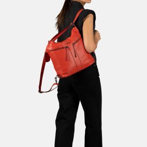 BURKELY BACKPACK HOBO ROCKY RED