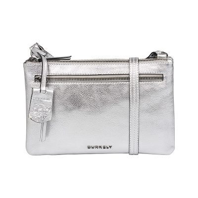 BURKELY DOUBLE POCKET BAG SILVER