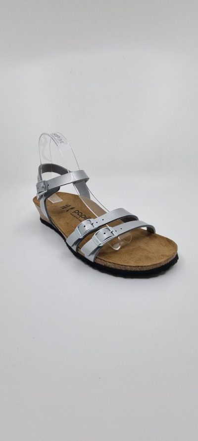 LANA BIRKENSTOCK SANDAAL ZILVER