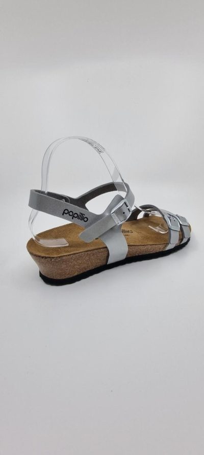 LANA BIRKENSTOCK SANDAAL ZILVER