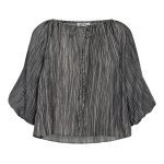 CO'COUTURE SOFTCC DYE PUFF BLOUSE ANTRACIT