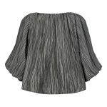 CO'COUTURE SOFTCC DYE PUFF BLOUSE ANTRACIT