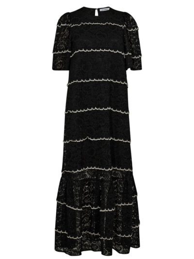 CO'COUTURE LORACC LACE DRESS BLACK