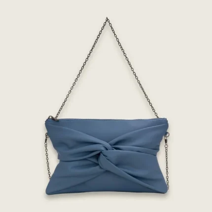 BULAGGI HANDTAS BOW CLUTCH BLAUW