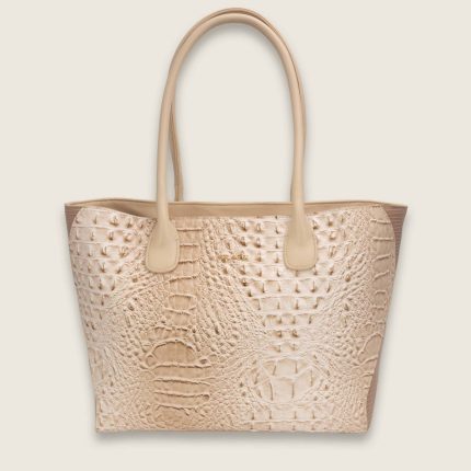 BULAGGI CROC SHOPPER BEIGE