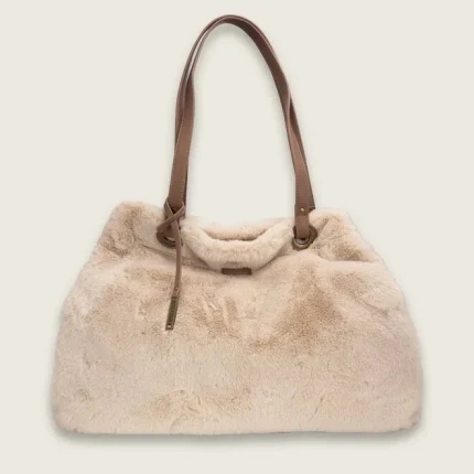 BULAGGI SUNNY FUR SHOPPER BEIGE