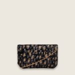 BULAGGI HANDTAS LEOPARD CLUTCH ZWART