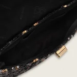 BULAGGI HANDTAS LEOPARD CLUTCH ZWART