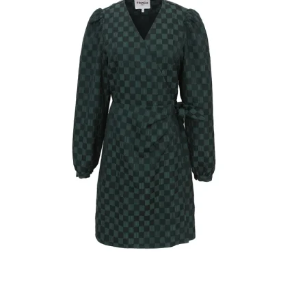 FRNCH LUISA ROBE MIDI GROEN