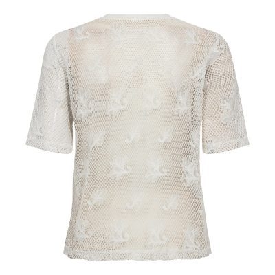 CO'COUTURE NOELLECC NET TEE WHITE