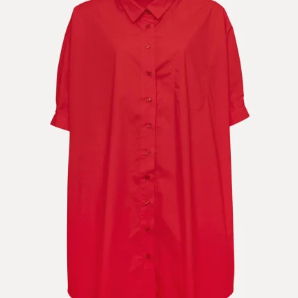 LES SOEURS OLA POPLINE DRESS ROOD