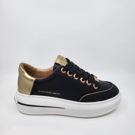 ALEXANDER SMITH LANCASTER SNEAKER ZWART