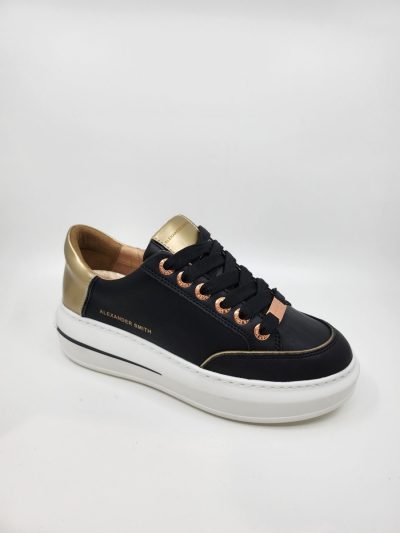 ALEXANDER SMITH LANCASTER SNEAKER ZWART