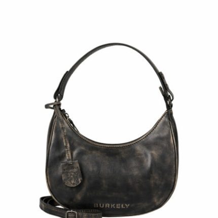 BURKELY DISTRESS DEON SHOULDER BAG ZWART