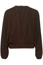 GESTUZ MALENAGZ BLOUSE BRUIN