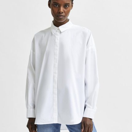 SELECTED SLFDINA-SANNI LSSHIRT WHITE