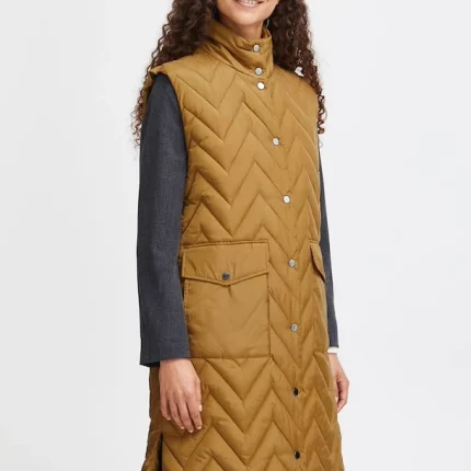 BYOUNG BYAMAXA WAISTCOAT DULL GOLD