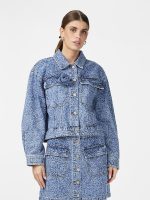 Y.A.S YASROSALYN DENIM JACKET BLAUW