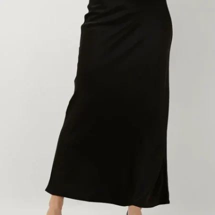 Y.A.S YASPELLA HW MAXI SKIRT BLACK