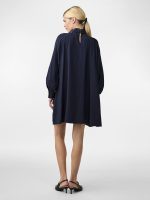 Y.A.S YASNIRA LS DRESS NAVY