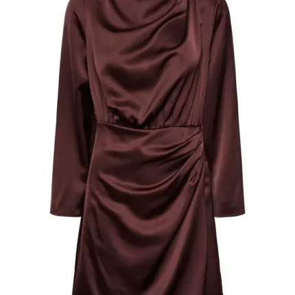 Y.A.S YASBISTA DRESS BORDEAU