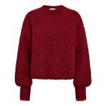 CO'COUTURE CORALIECC CROP RIB KNIT HEART ROOD