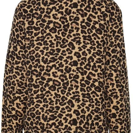 PULZ PZALICE SHORT JACKET LEOPARD