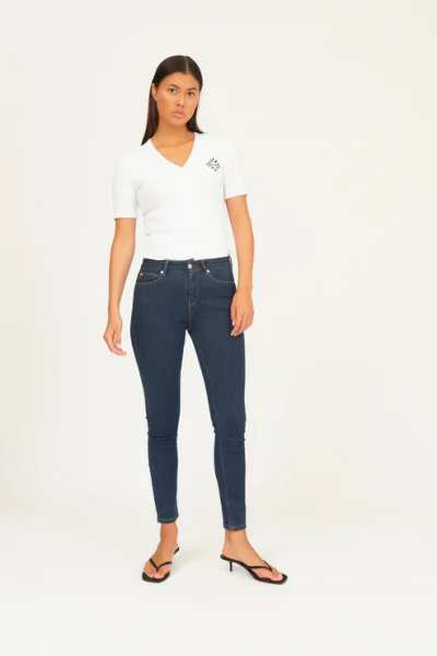 IVY ALEXA ANKLE JEANS BLAUW