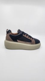 DWRS SNEAKER MADISON ZWART/TAUPE