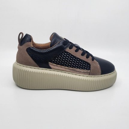 DWRS SNEAKER MADISON ZWART/TAUPE