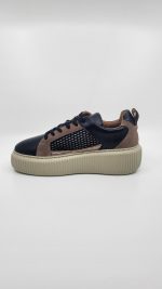 DWRS SNEAKER MADISON ZWART/TAUPE