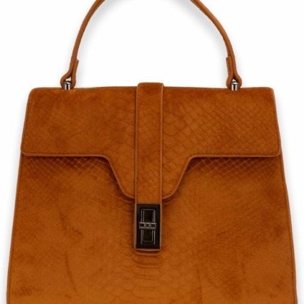 BULAGGI HANDTAS VELVET HANDBAG ORANJE