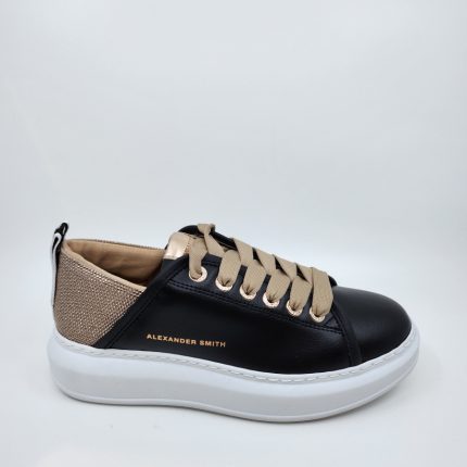 ALEXANDER SMITH WEMBLEY SNEAKER ZWART