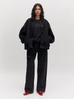 EDITED OVERSIZED GEENA BOMBER ZWART