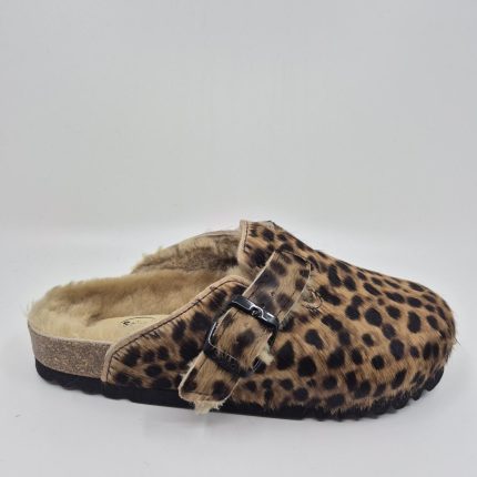 SCHOLL FAE AANSTEKER LEOPARD