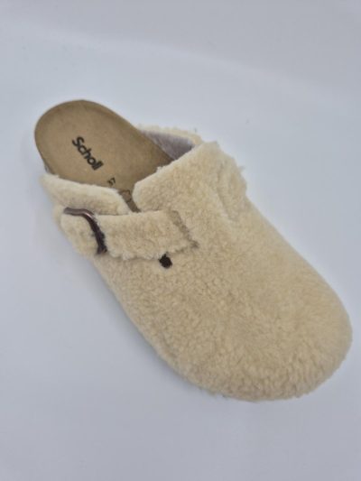 SCHOLL FAE NEW BEIGE PANTOFFEL