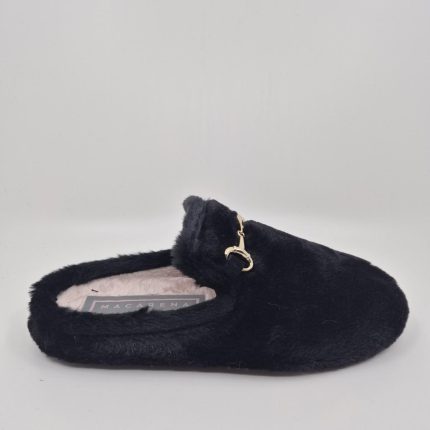 ANAIS146 ZWART PANTOFFEL