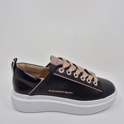 ALEXANDER SMITH WEMBLEY SNEAKER ZWART