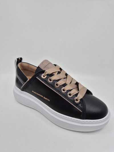 ALEXANDER SMITH WEMBLEY SNEAKER ZWART